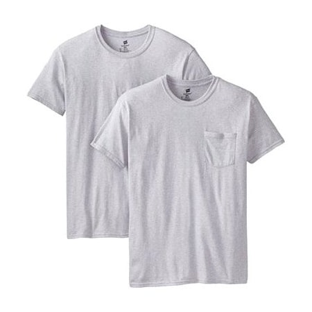 Hanesbrands 2PK MED BLKGRY TShirt 2176P2-M